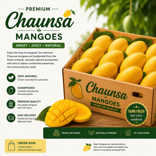 Fresh Chaunsa Mangoes | 100% Natural & Handpicked